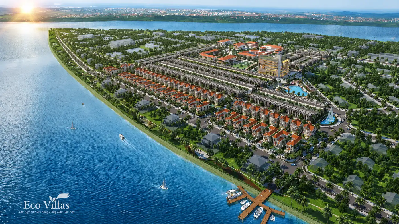 Những bất động sản sở hữu không gian xanh khoáng đạt ven sông như Eco Villas đang được giới nhà giàu Việt Nam rất quan tâm.