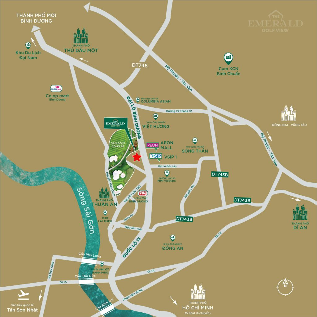 Map Emerald Golf View
