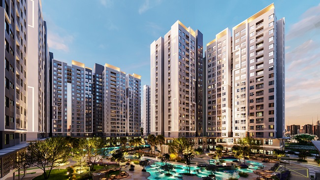 Westgate sở hữu công viên nội khu lên đến 1,9ha và 1.500m2 diện tích mặt nước.