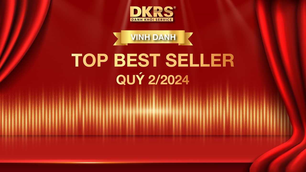 DKRS VINH DANH TOP BEST SELLER & THƯỞNG NÓNG BÁN HÀNG