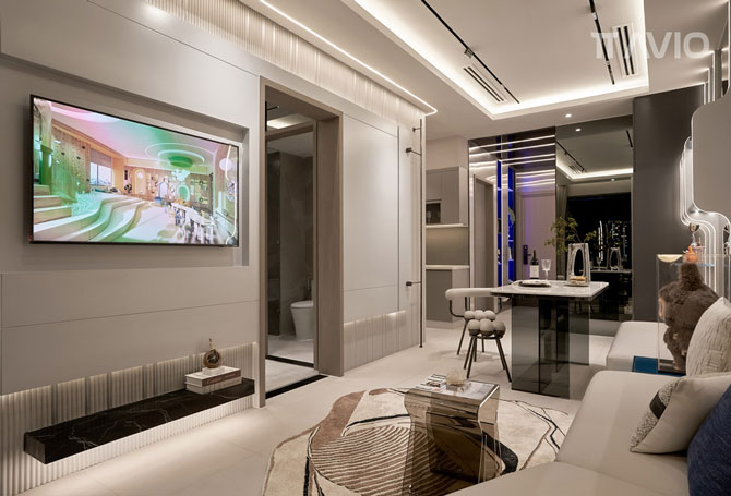 Căn hộ Modern (2 phòng ngủ - 2 nhà vệ sinh) tại TT AVIO.
