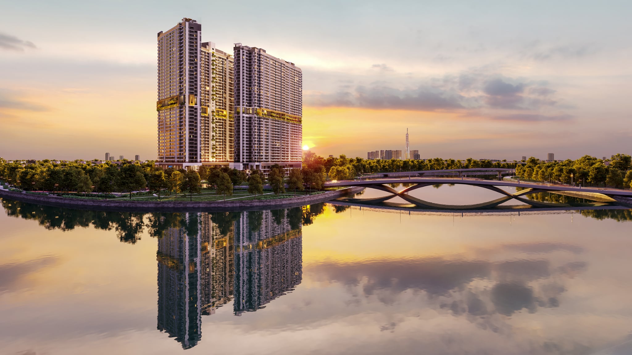 Phối cảnh dự án The Gió Riverside tại phía Đông TP HCM. Ảnh: An Gia