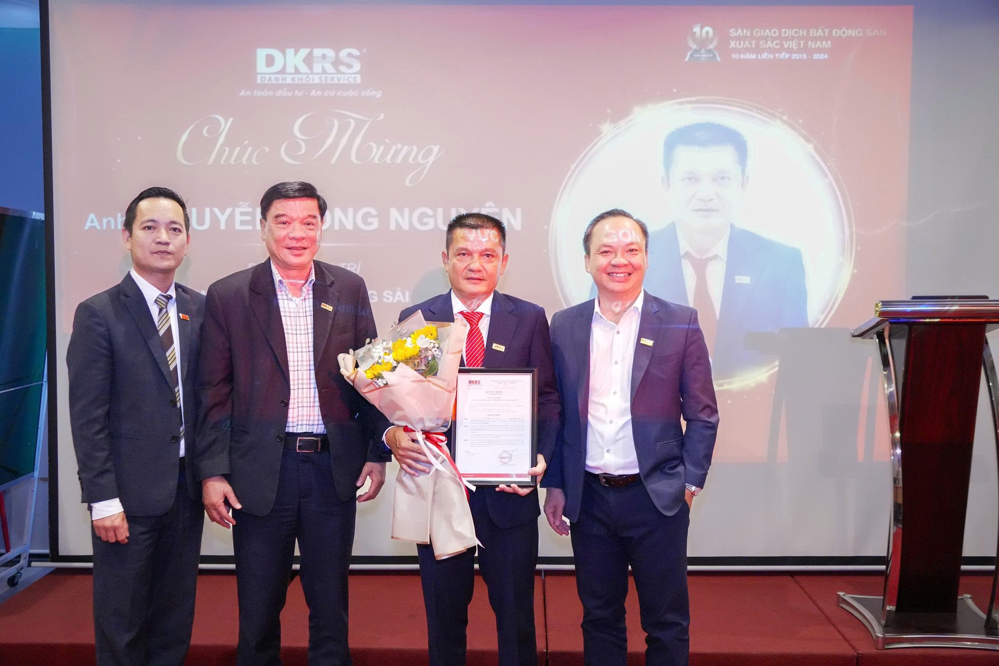 CHÚC MỪNG BỔ NHIỆM TÂN QUẢN LÝ KINH DOANH DKRS