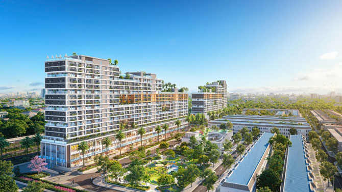 Khu căn hộ cao cấp FIATO AIRPORT CITY sở hữu lợi thế mặt tiền đường Tôn Đức Thắng (25B) kết nối trực tiếp sân bay Long Thành trong 10 phút
