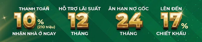 Chính sách thanh toán và ưu đãi chưa từng có cho khách hàng booking sớm