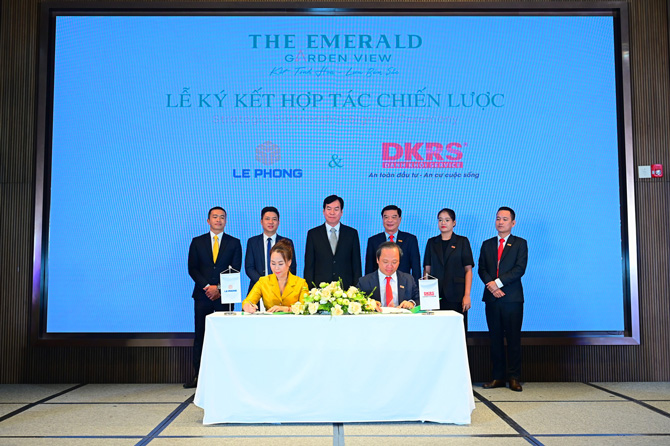 Lễ ký kết hợp tác chiến lược dự án The Emerald Garden View – bảo chứng chất lượng căn hộ cao cấp