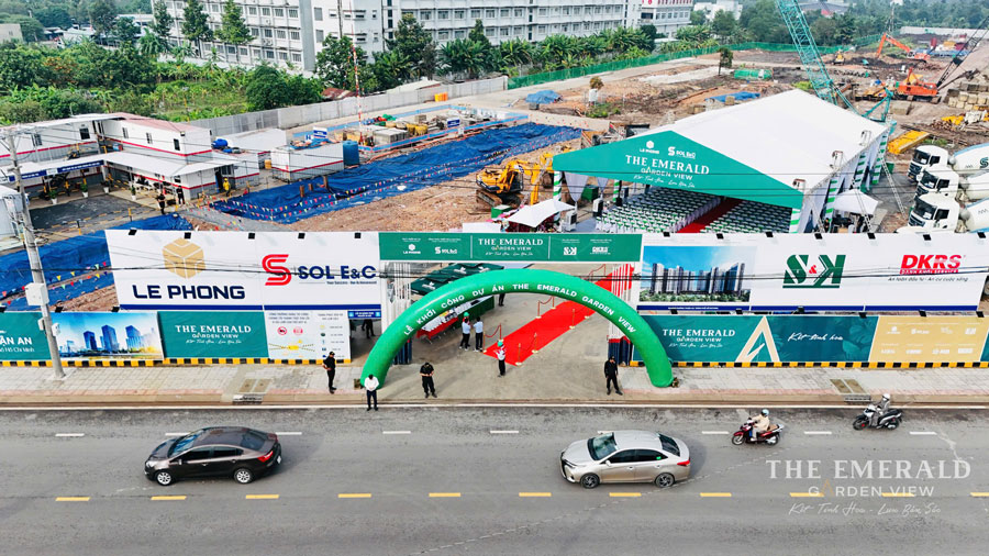 Tiến độ mới nhất 2025 The Emerald Garden View