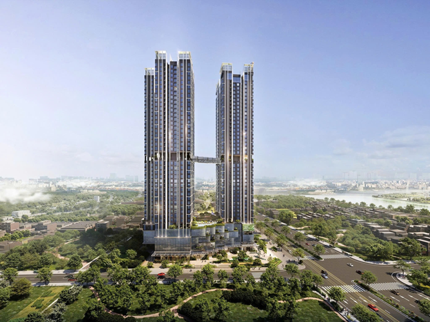 Phối cảnh tổng thể The Emerald Boulevard