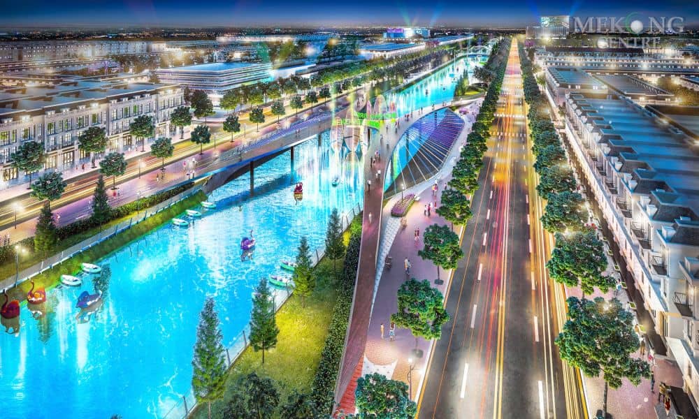 Biệt thự ven sông dự án khu đô thị Mekong Centre