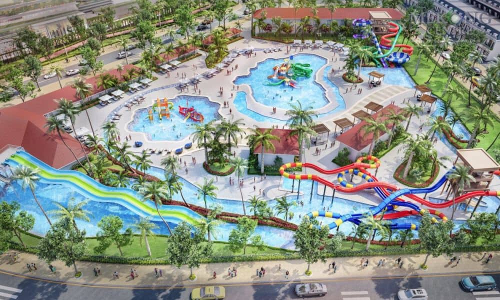 Công viên trung tâm dự án khu đô thị Mekong Centre