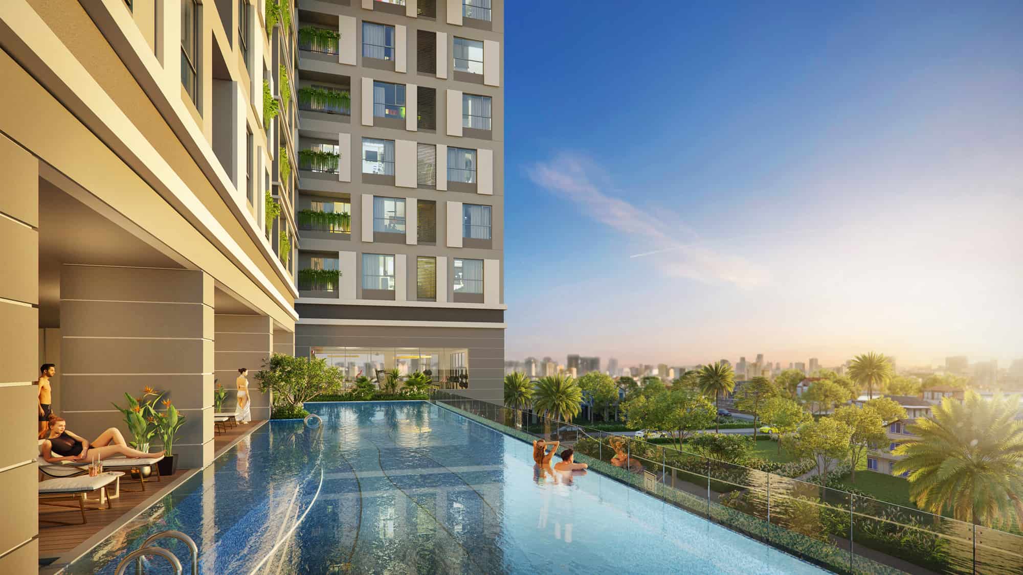 Khu vực hồ bơi