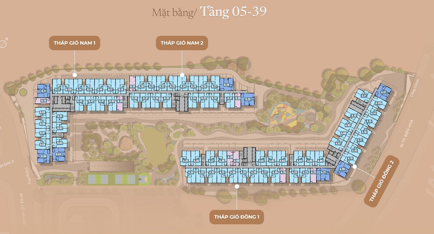 Mặt bằng căn hộ