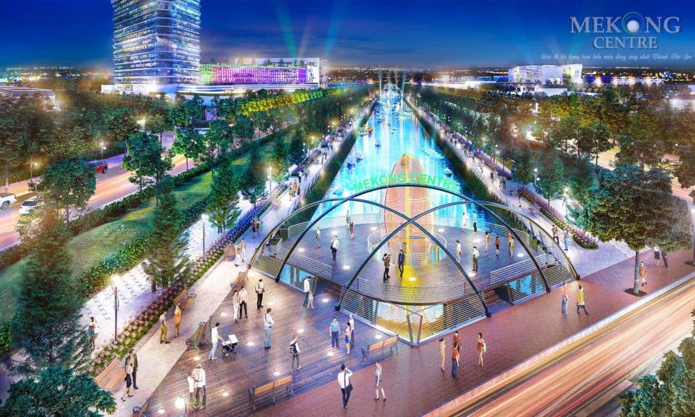 Phố đi bộ dự án khu đô thị Mekong Centre