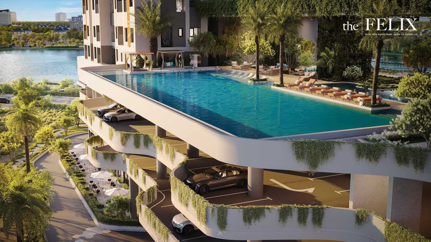 Khu vực hồ bơi