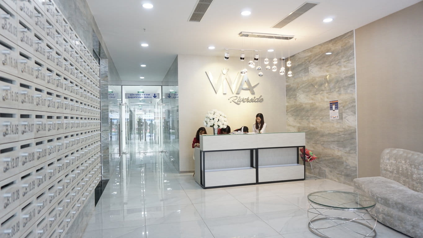 Khu vực sảnh lễ tân