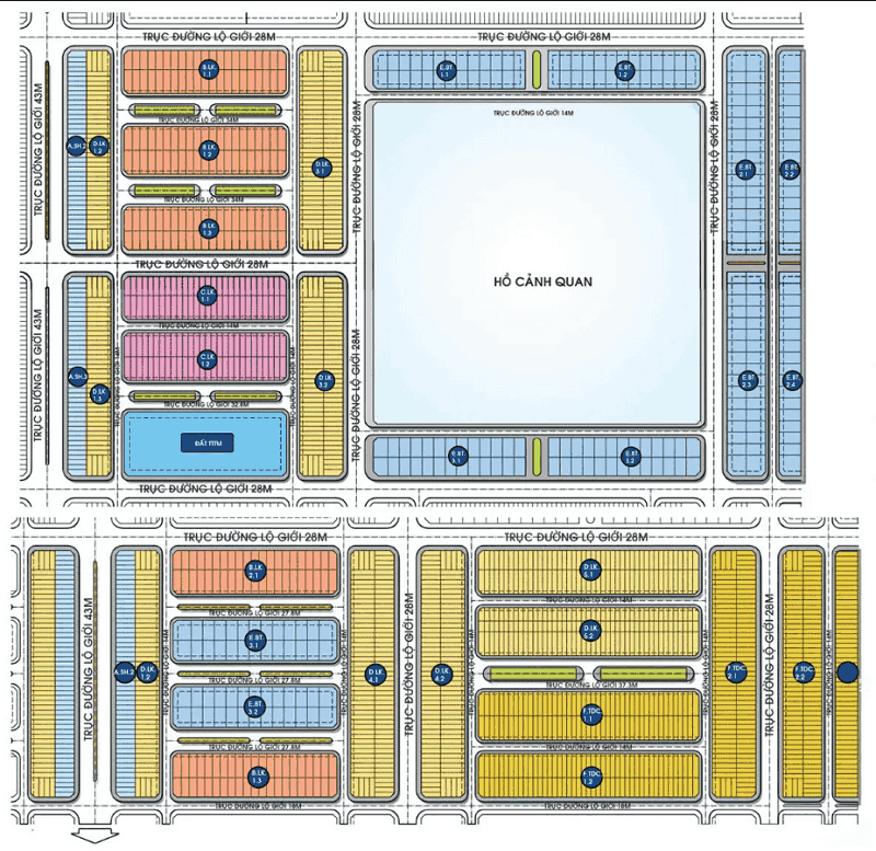 Mặt bằng tổng thể dự án