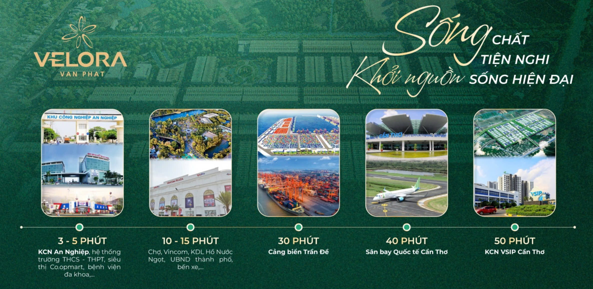 Tiện ích ngoại khu của Vạn Phát Velora