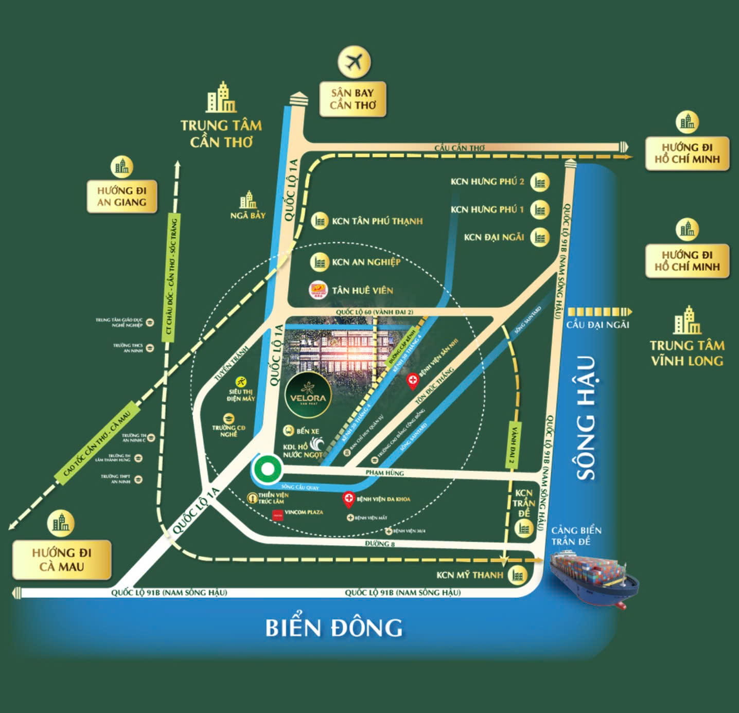 Vị trí dự án Vạn Phát Velora