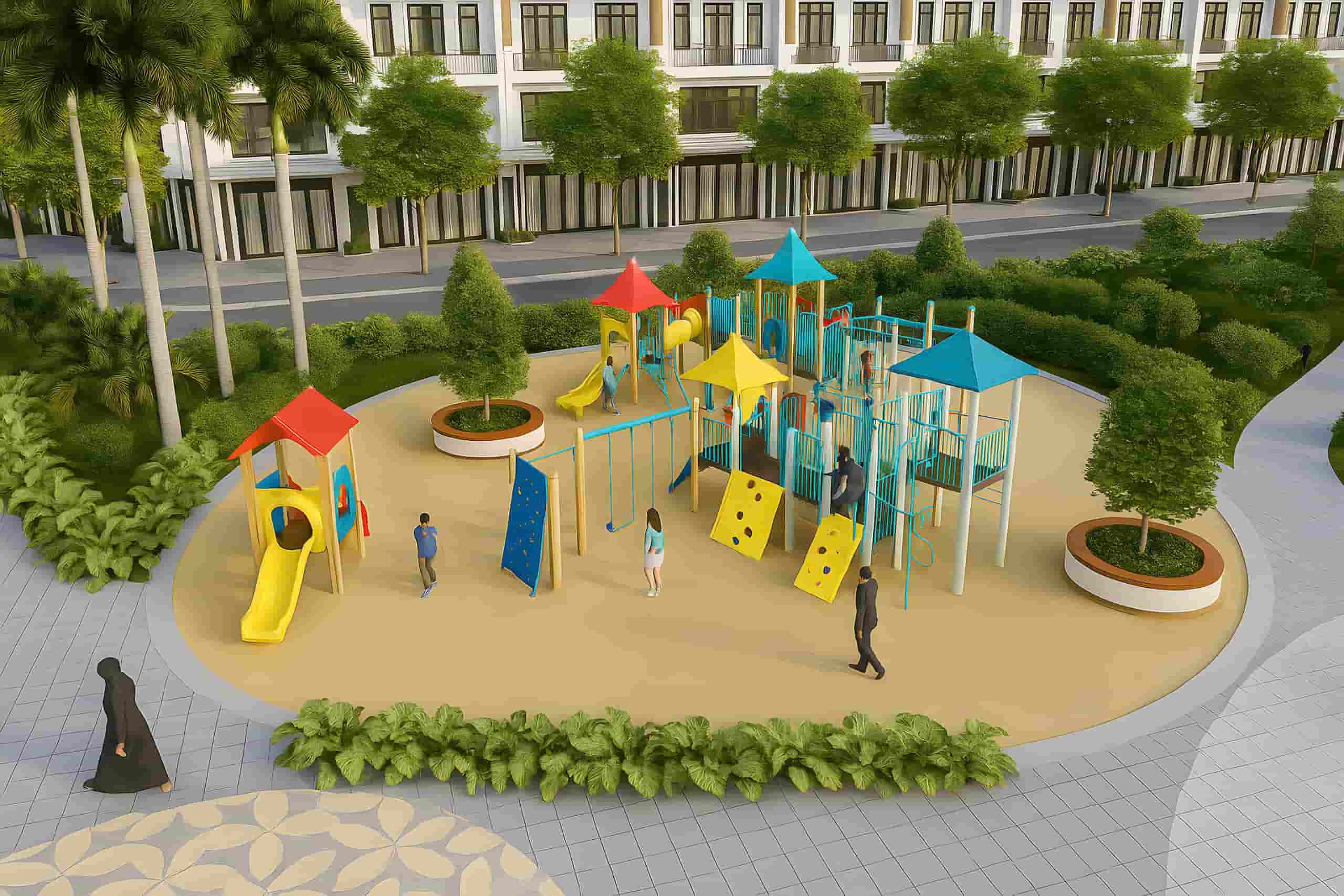 Công viên trung tâm và tiện ích nội khu hiện đại