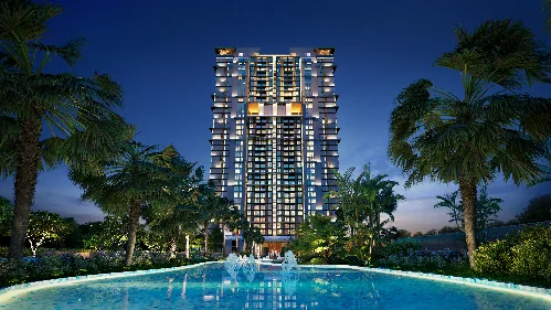 Phối cảnh bên ngoài dự án Sky89 - một trong 4 dự án hợp tác giữa liên doanh An Gia và Creed Group.